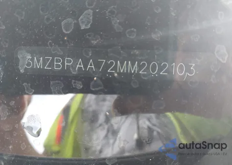 2021 Mazda Mazda3 2.0 from USA, damaged, VIN 3MZBPAA72MM202103